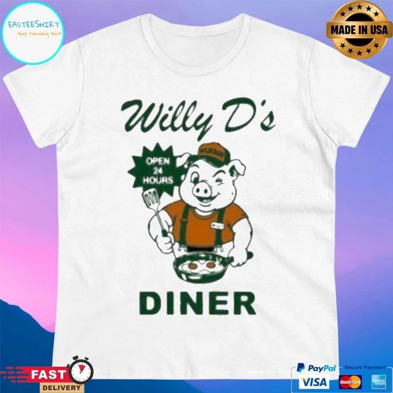 Wilderado Willy D’s Diner Pig T-shirts