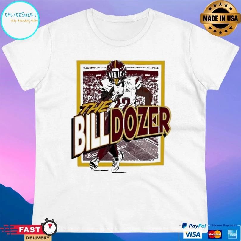 The Billdozer Bill Croskey Merritt 22 Washington Commanders T-shirts