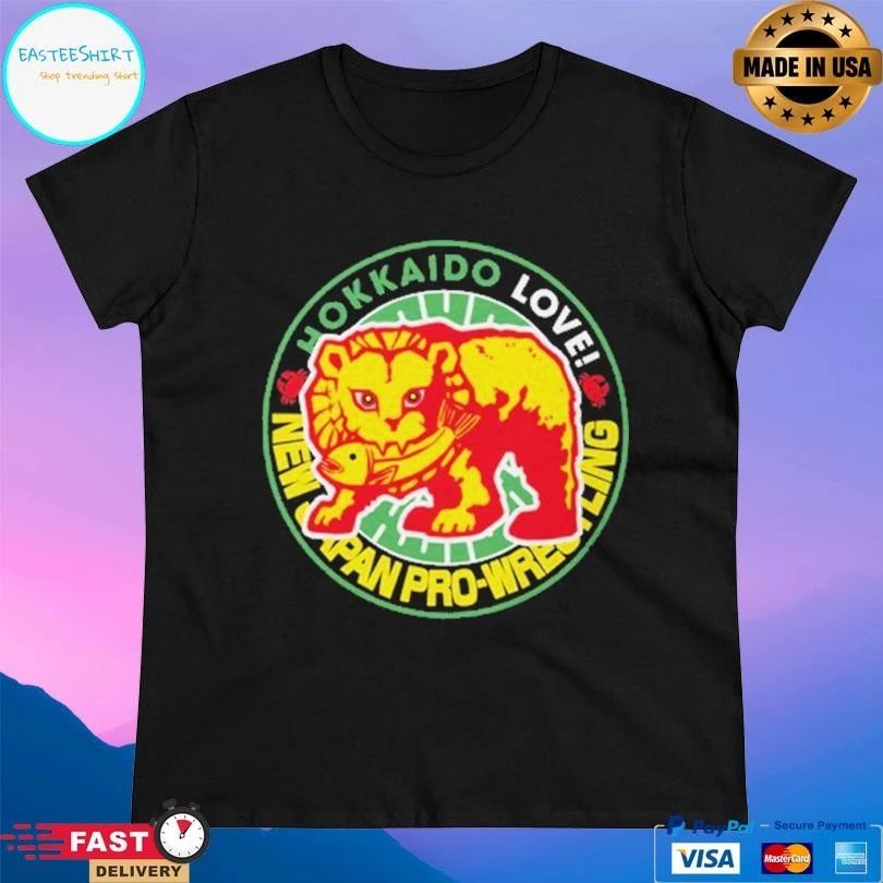 Lion Mark Hokkaido Love Logo T-shirts