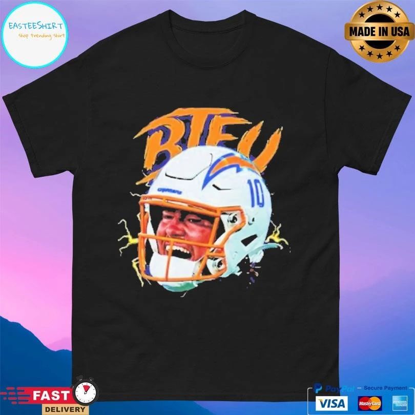 La Chargers Justin Herbert Graphic Scream T-shirts
