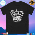 Highway Cowboy Where The Adventure Begins T-shirts