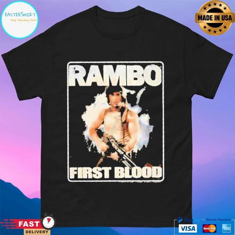 First Blood John Rambo 1982 Film T-shirts