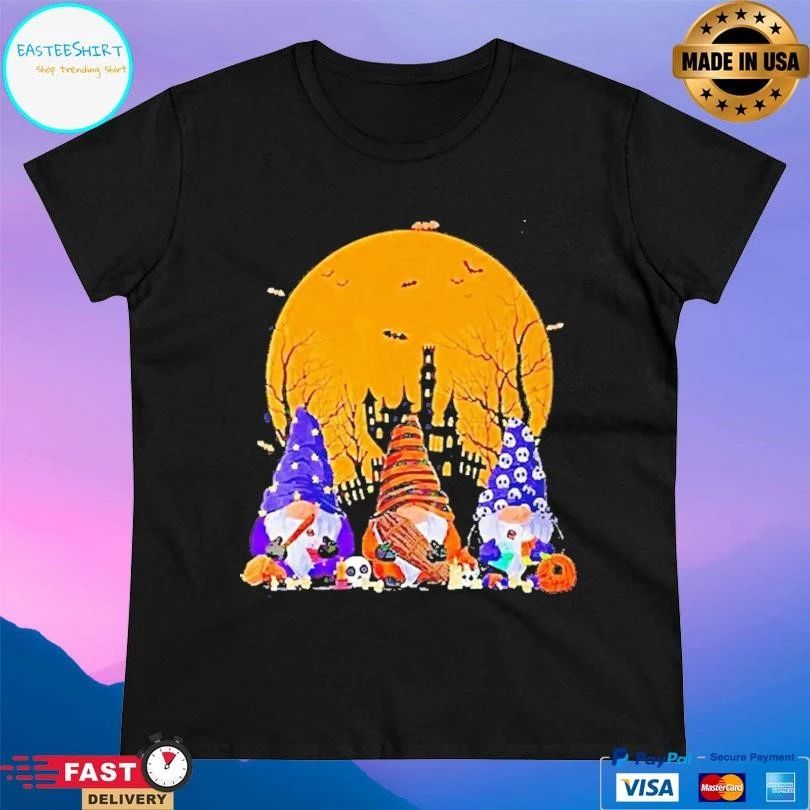 Halloween Night Gnome Moon 2025 T-shirts