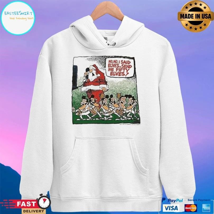 No No I Said Elves Send Me Fifty Elves Santa Clause Elvis Christmas 2025 T-shirts