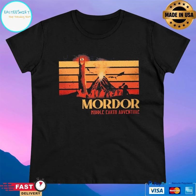 Retro Mordor Middle Earth Adventure T-shirts