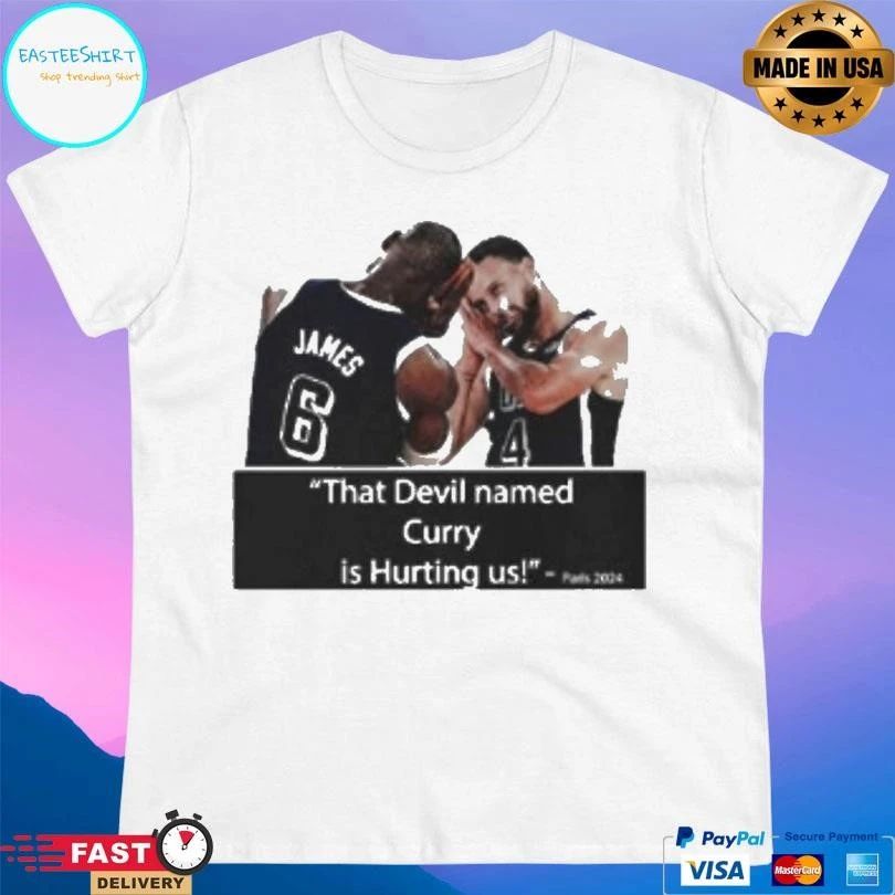 That Devil Named Curry Is Hurting Us Paris 2024 T-shirts