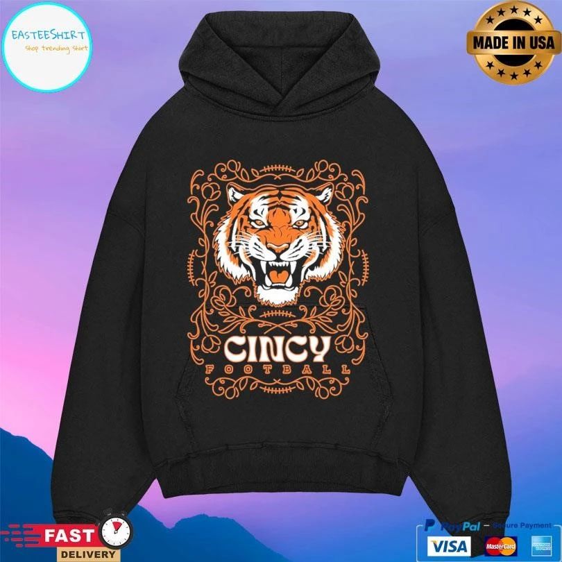 Cincy Football Tiger Pinstripe T-shirts