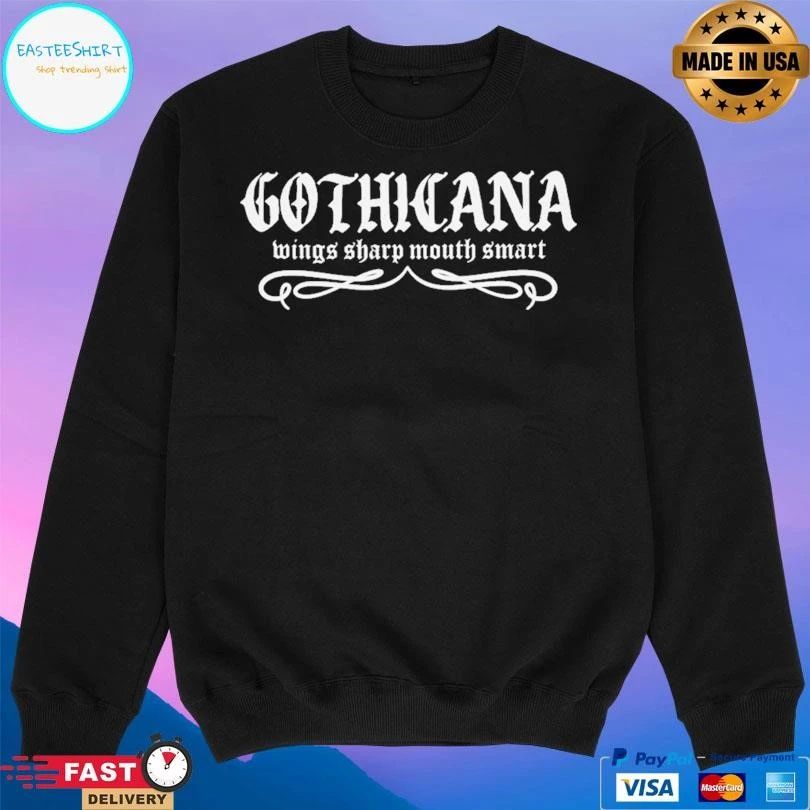 Gothicana Wings Sharp Mouth Smart T-shirts