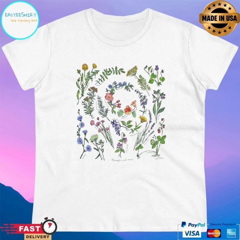 Beneficial Herbs Ladies T-shirts