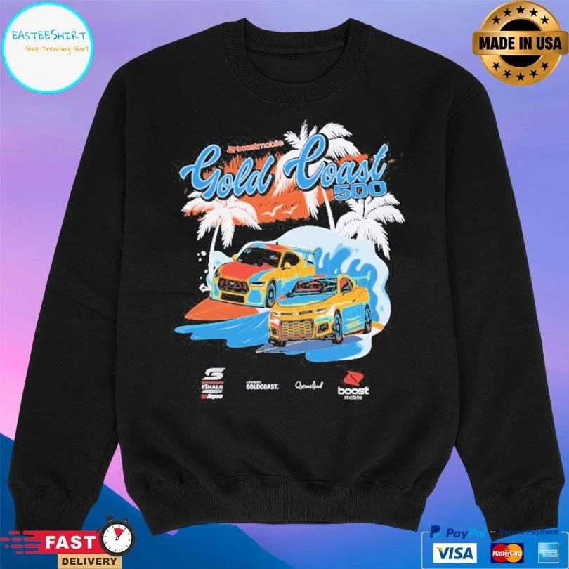 Gold Coast 500 Surfing Cars T-shirts