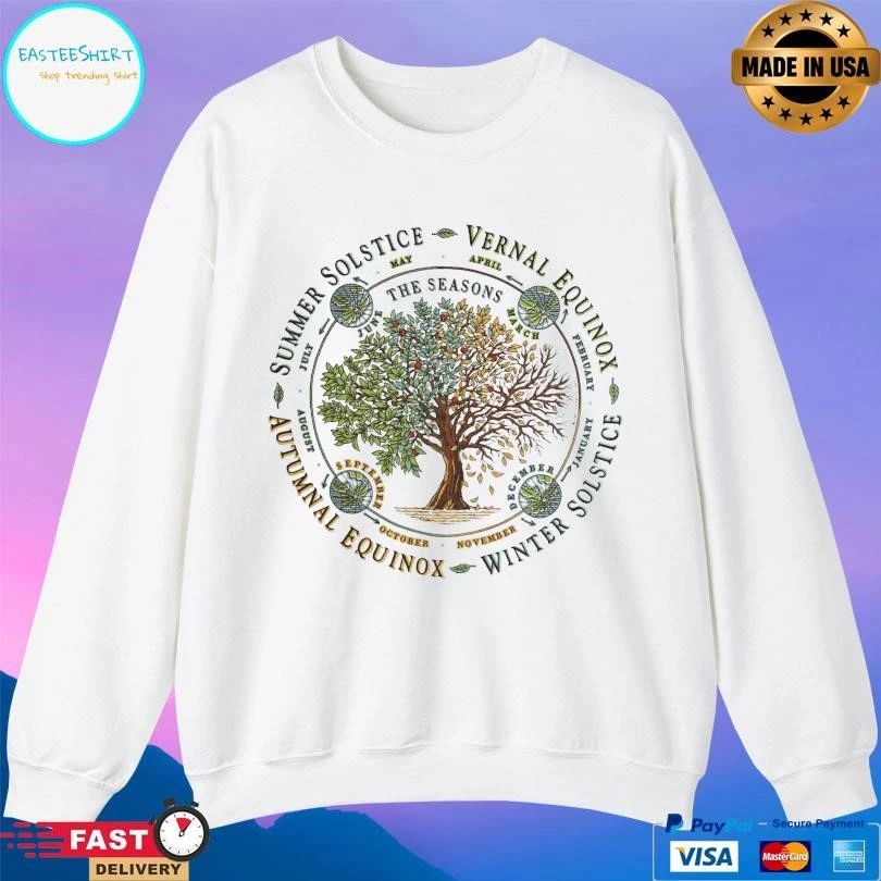 The Seasons Summer Solstice Vernal Equinox Autumnal Equinox Winter Solstice T-shirts