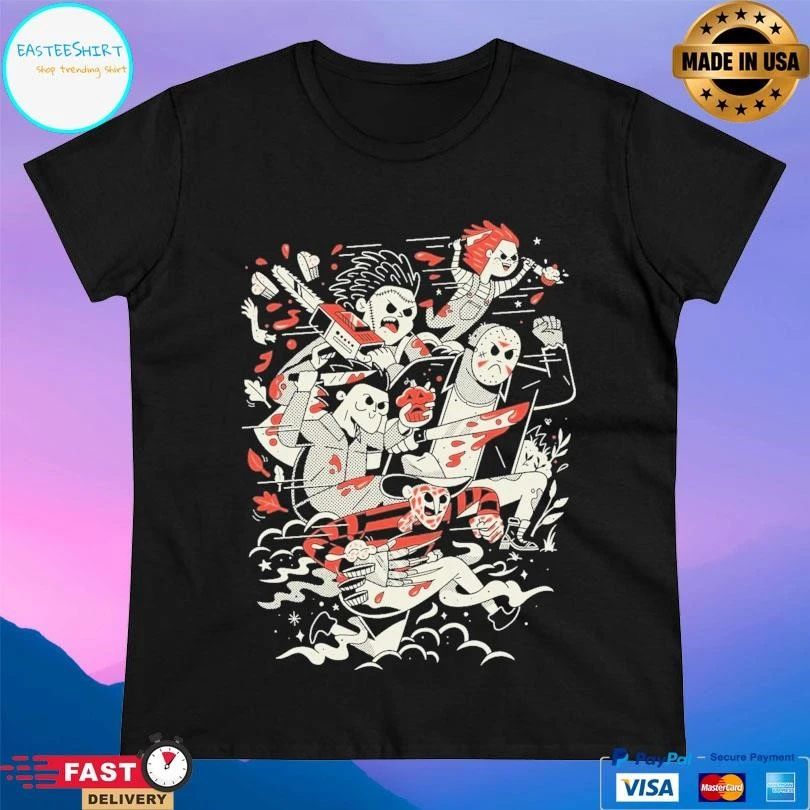 Slasher Food Fight Halloween 2025 T-shirts