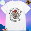 Christmas Lights Character Im Fine This Is Fine Everything Is Fine T-shirts