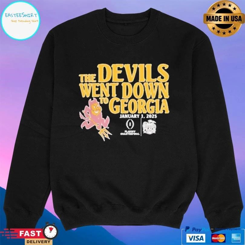 Arizona State Sun Devils The Devils Went Down To Georgia 2025 T-shirts