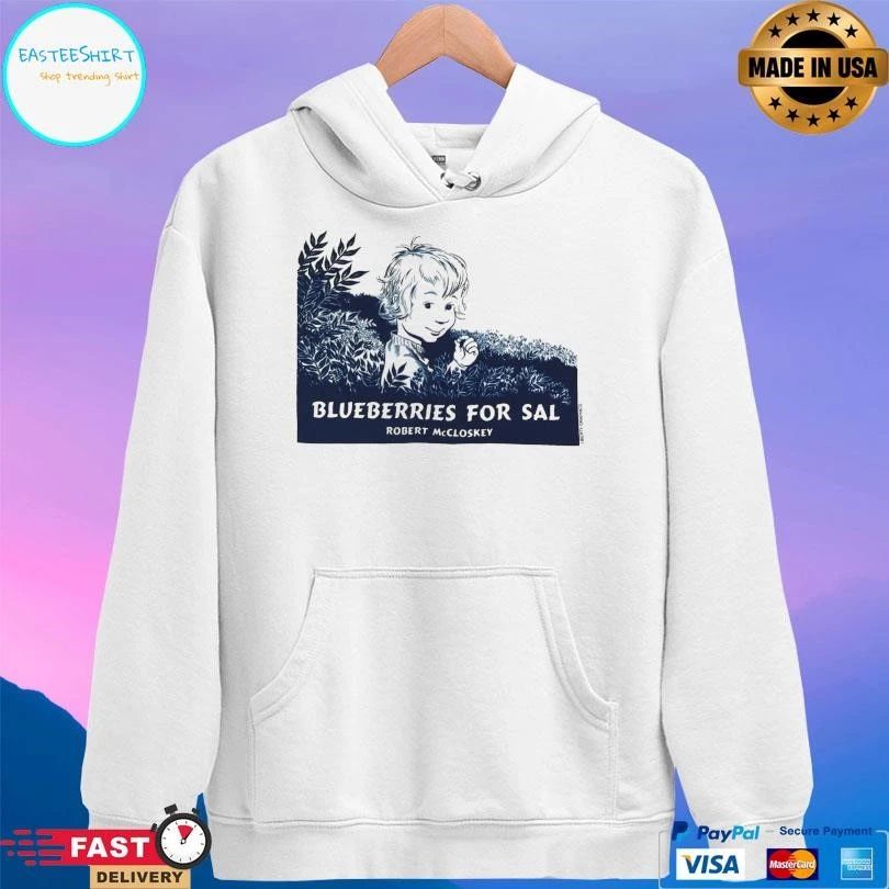 Blueberries For Sal Robert Mccloskey Cover Adult Maize T-shirts