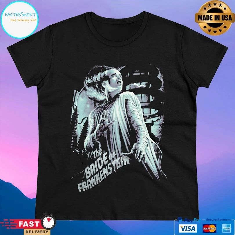 The Bride Of Frankenstein 90th Anniversary T-shirts