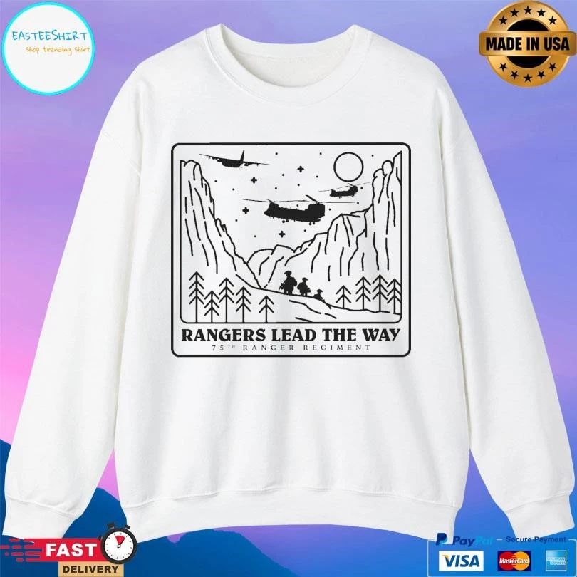 Rangers Lead The Way 75th Ranger Regiment T-shirts