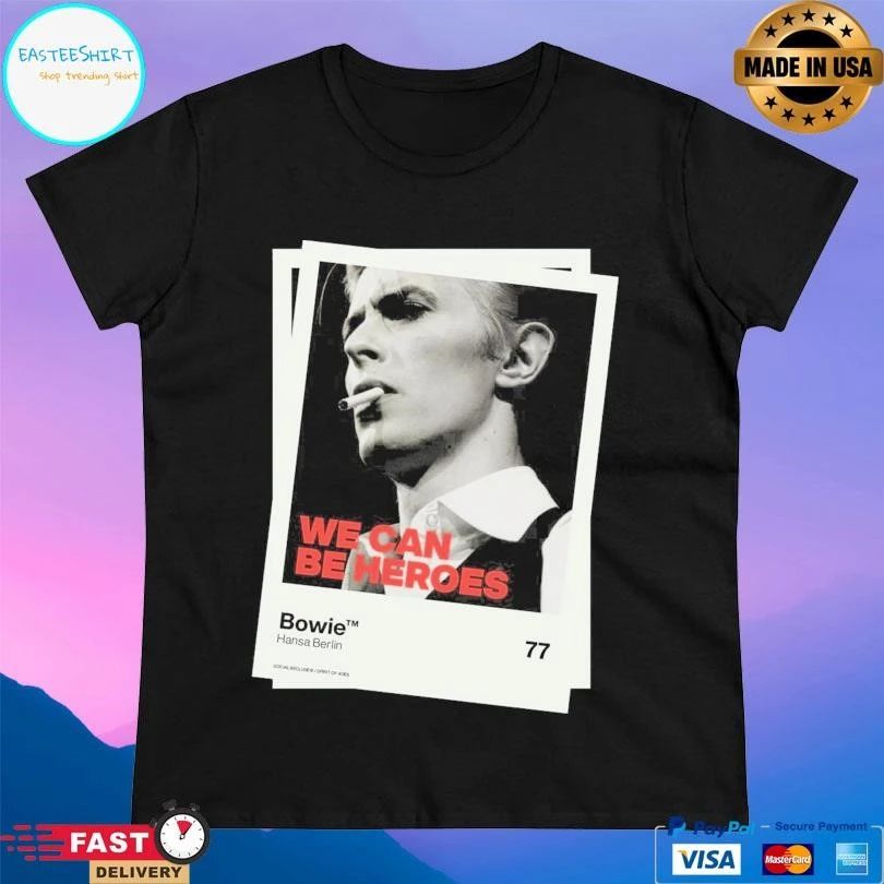 We Can Be Heroes Bowie Hansa Berlin T-shirts
