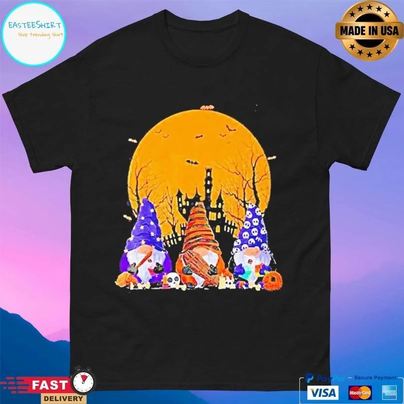 Halloween Night Gnome Moon 2025 T-shirts