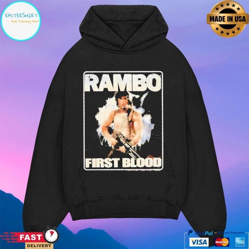 First Blood John Rambo 1982 Film T-shirts