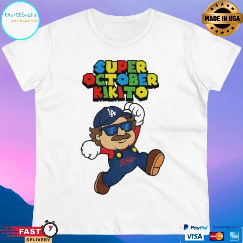 Kike Hernandez Los Angeles Dodgers Baseball Super October Kikito T-shirts