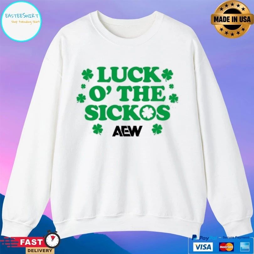 Luck O’ The Sickos AEW St Paddy’s Day 2026 T-shirts