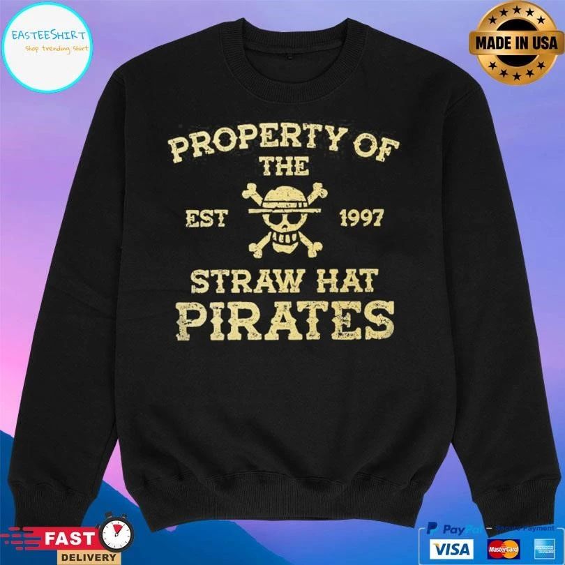 Property Of The Straw Hat Pirates Est 1997 T-shirts