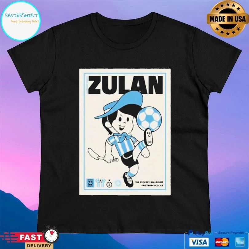 Zulan October 23 2025 The Regency Ballroom San Francisco Ca T-shirts
