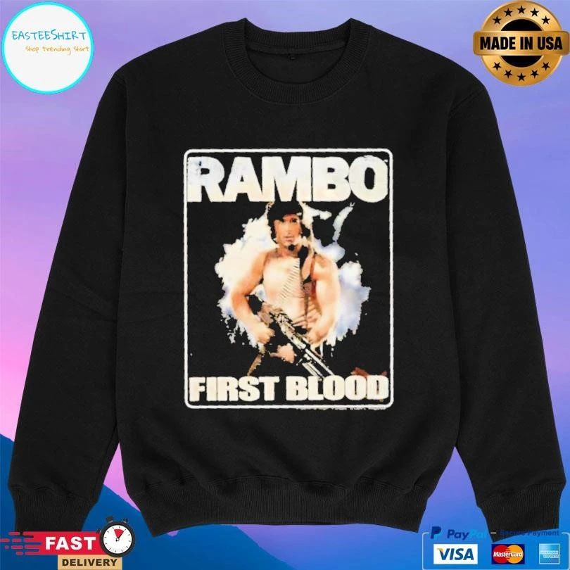 First Blood John Rambo 1982 Film T-shirts