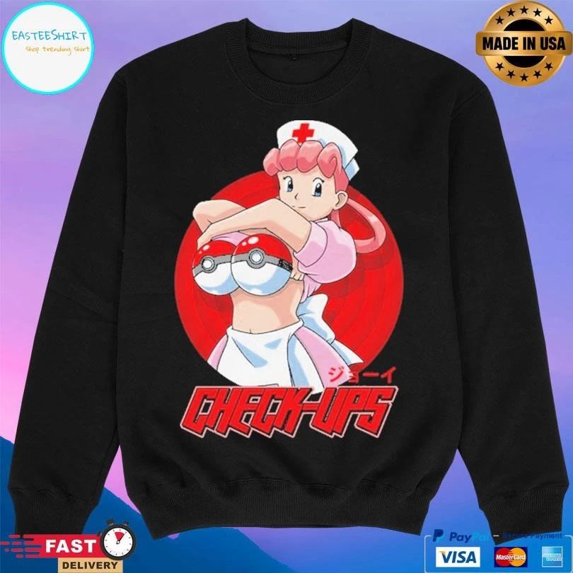 Check Ups Nurse Joy T-shirts