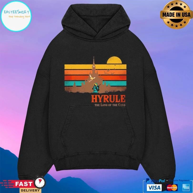 Retro Hyrule The Land Of The Gods T-shirts