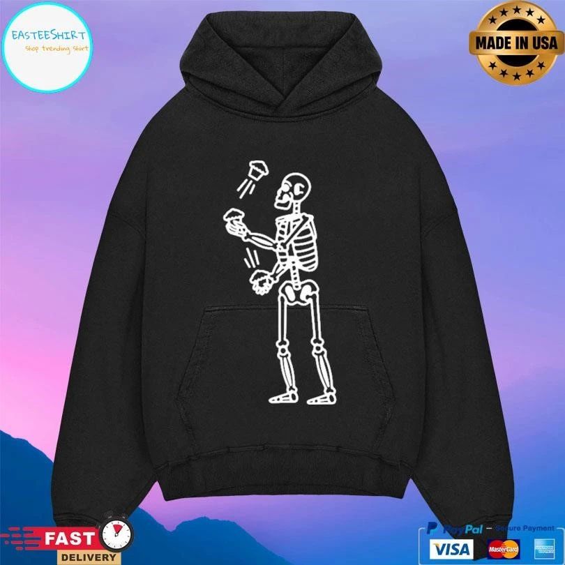Juggling Skeleton Jonny Cupcakes T-shirts
