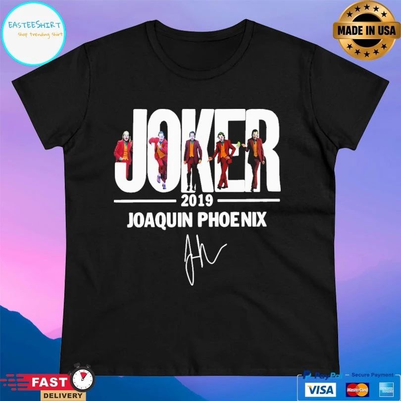 Joker 2019 Joaquin Phoenix Signature T-shirt