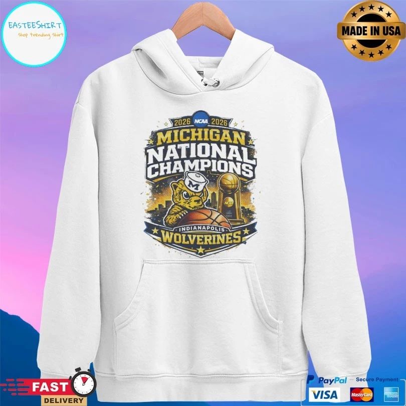 Michigan Wolverines National Champions 2026 Final Four Indianapolis T-shirt