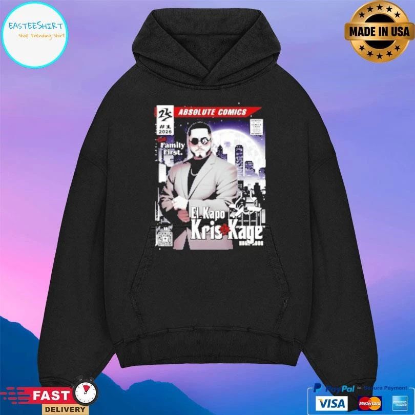 Absolute Comics 1 2026 The Family First El Kapo Kris Kage T-shirts
