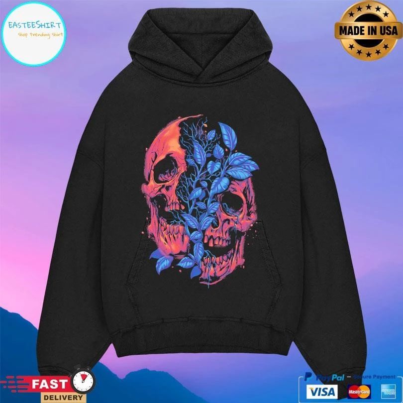 Split Nature Skull T-shirts