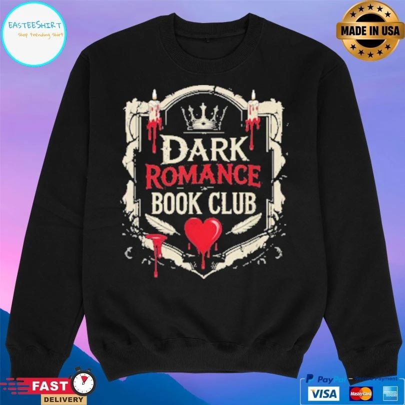 Dark Romance Book Club Gothic Bookish Graphic T-shirt