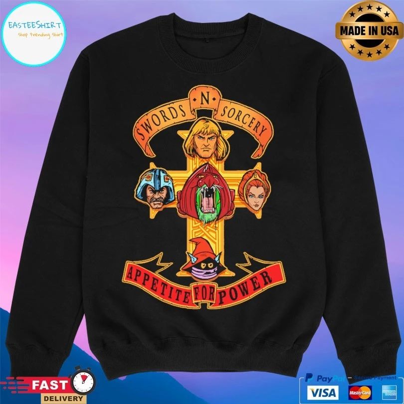 Swords And Sorcery Appetite For Power T-shirt