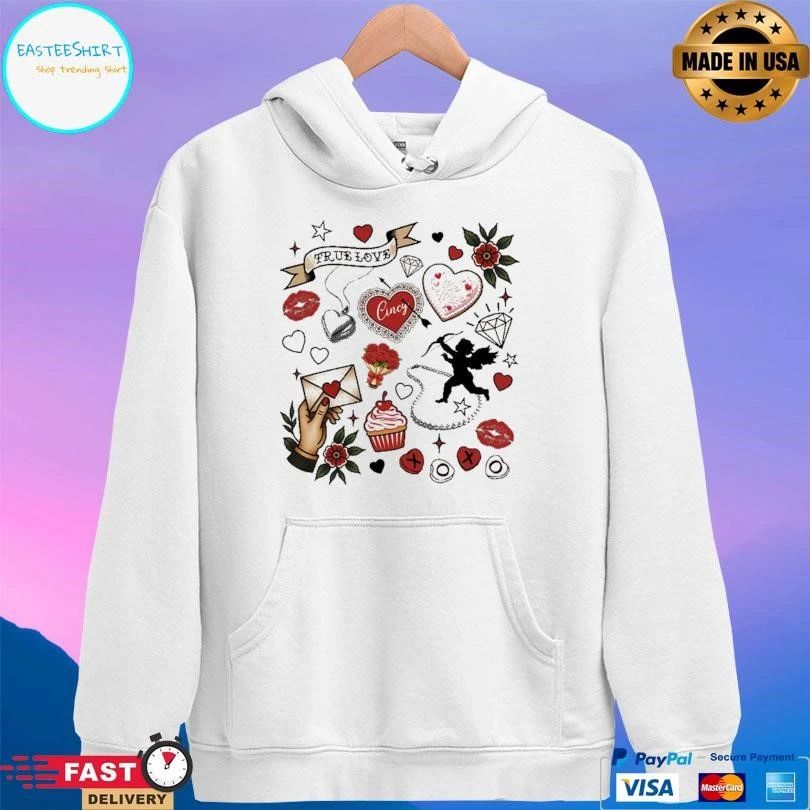 True Love Valentine’s Day Collage T-shirts