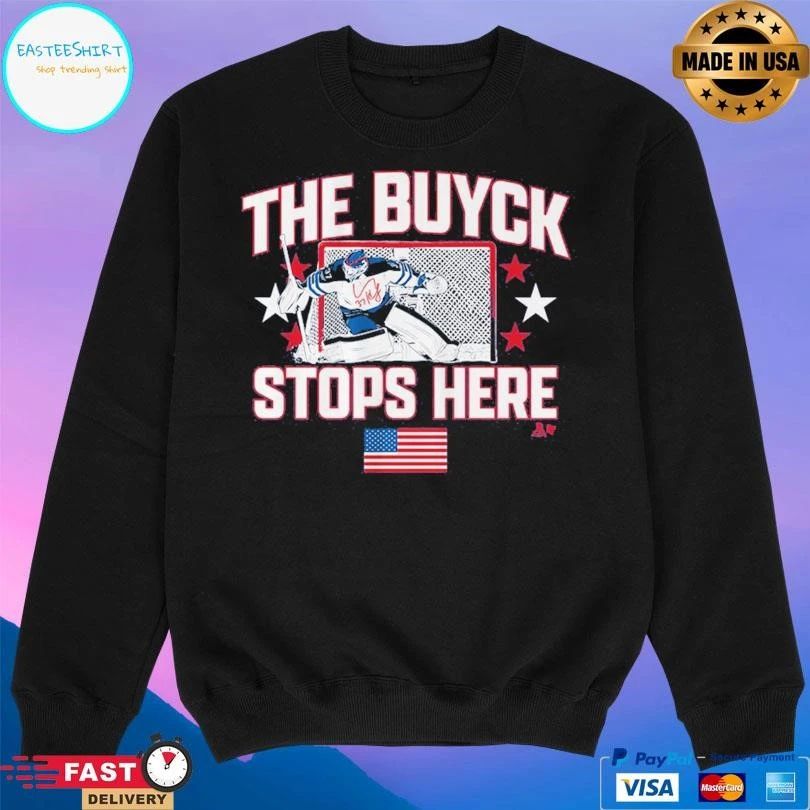 Winnipeg Jets Connor Hellebuyck The Buyck Stops Here T-shirts