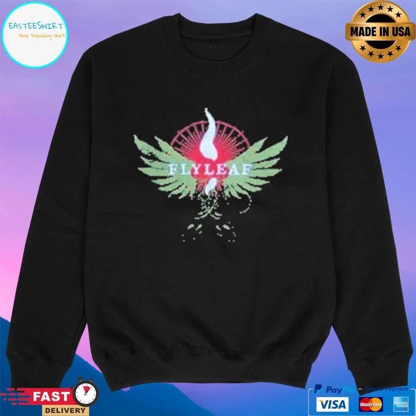 Flyleaf Wings Burst Slim Fit T-shirts