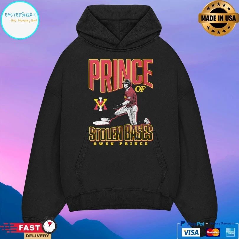 Owen Prince Vmi Keydets Baseball Prince Of Stolen Bases T-shirt