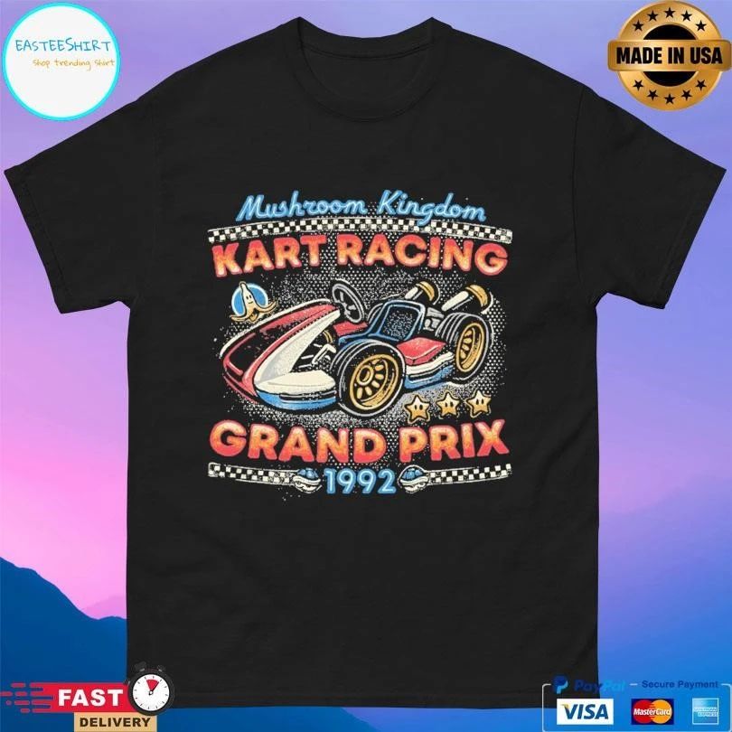 Mushroom Kingdom Kart Racing Grand Prix 1992 T-shirts
