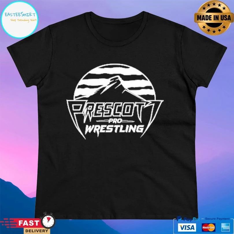 Prescott Pro Wrestling Logo T-shirts