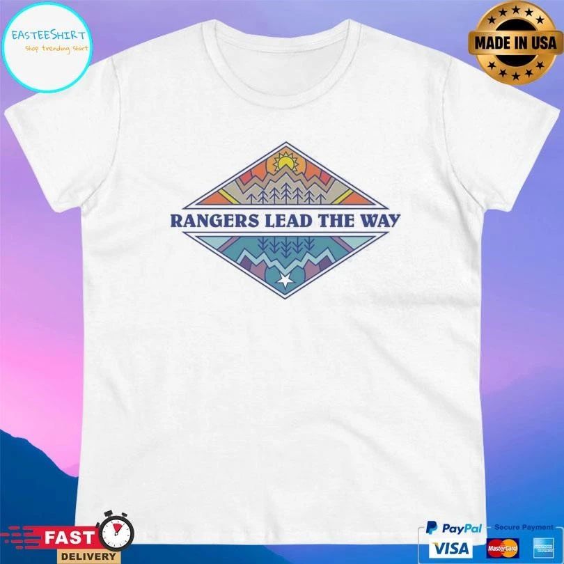 Rangers Lead The Way Day Or Night Diamond T-shirts