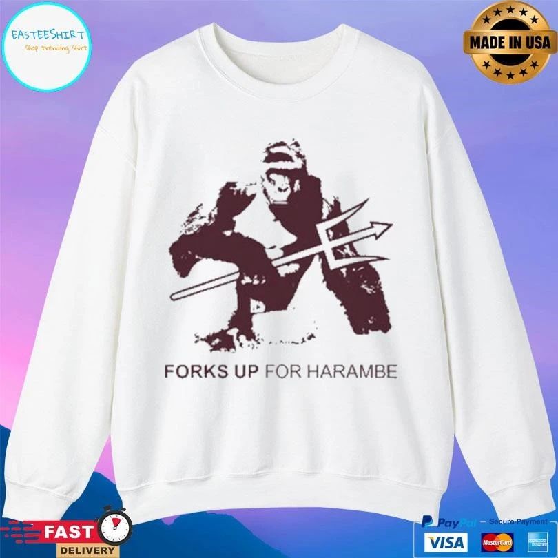 Arizona State Sun Devils Forks Up For Harambe T-shirts