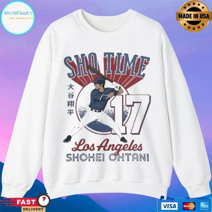 Shohei Ohtani 17 Sho Time Los Angeles Dodgers T-shirts