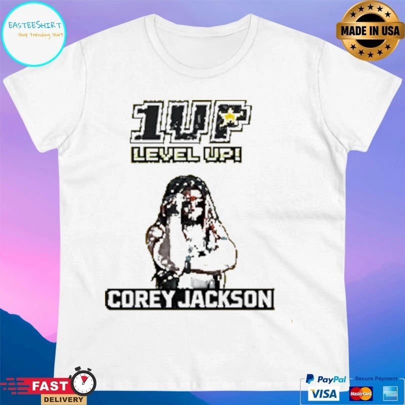 1up Wrestling Level Up Corey Jackson T-shirts