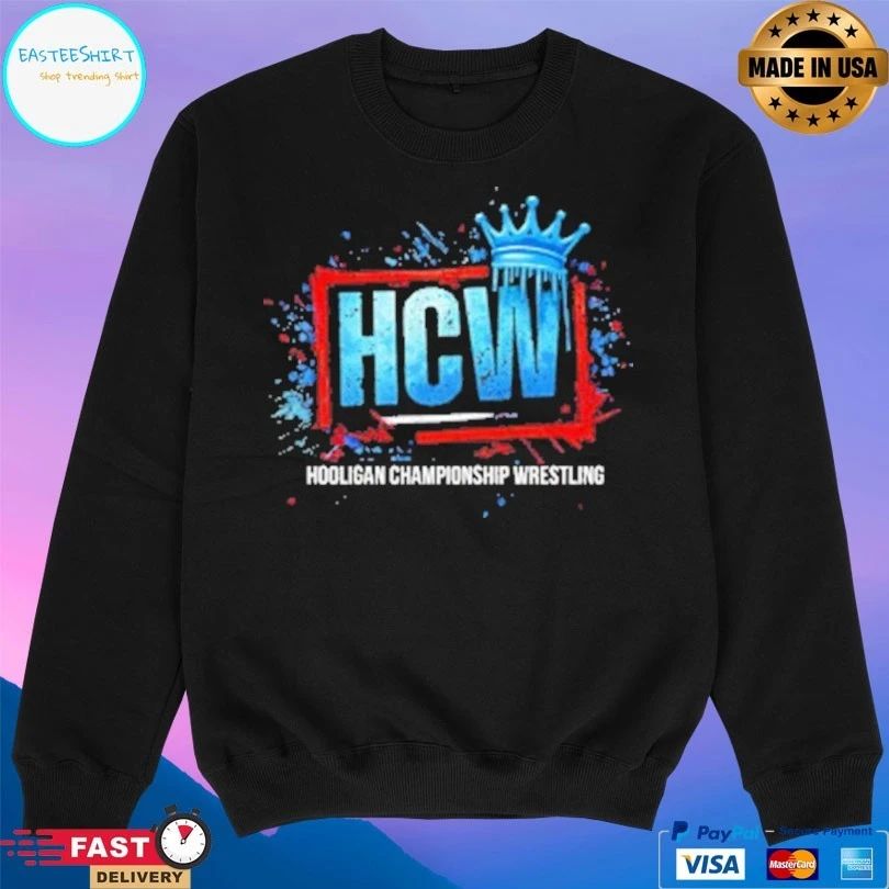 HCW Hooligan Championship Wrestling Logo T-shirts