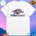 Arkansas Razorbacks Patriotic Marks Logo Stack T-shirts